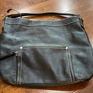 Longchamp leather shoulder bag